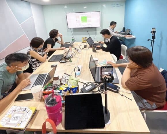 Adam 授課現場 9